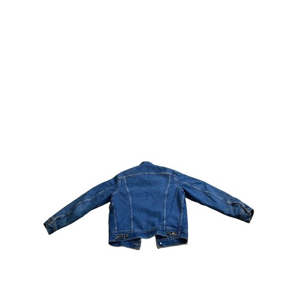 Vintage Lee Storm Rider Jacket Jean Jacket Warm Wool Lined Union Made Coat - Picture 2 of 8